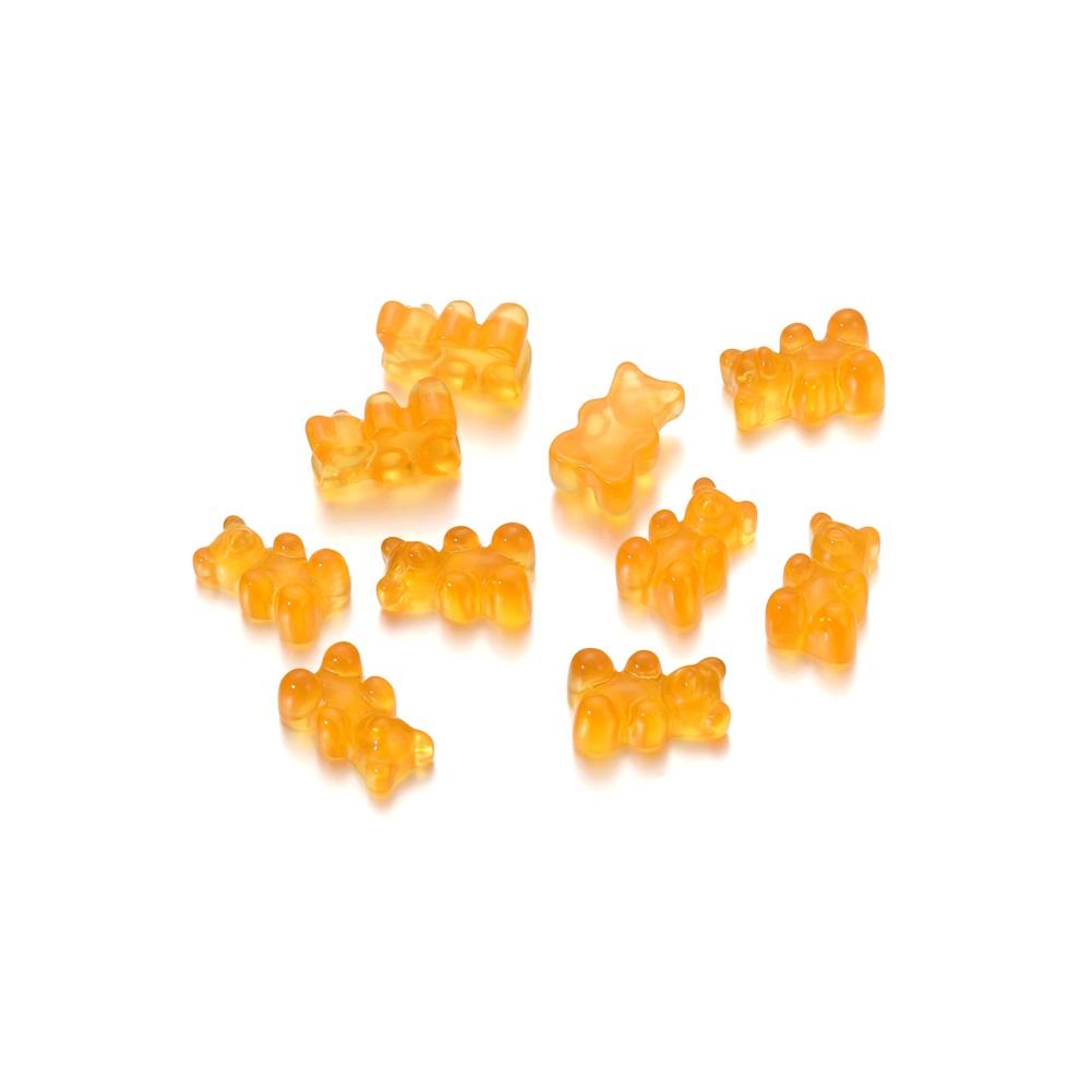 10Pcs/Lot Candy Color Resin Mini No Hole Bear Charms Pendants for DIY Earrings Necklace Bracelet Jewelry Making Accessories