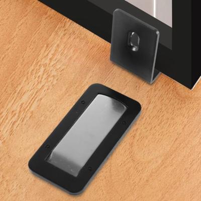 Stainless Steel Ultra Thin Door Stopper Strong Magnetic Ultra Thin Invisible Door Stopper Extremely Narrow Aluminum Alloy