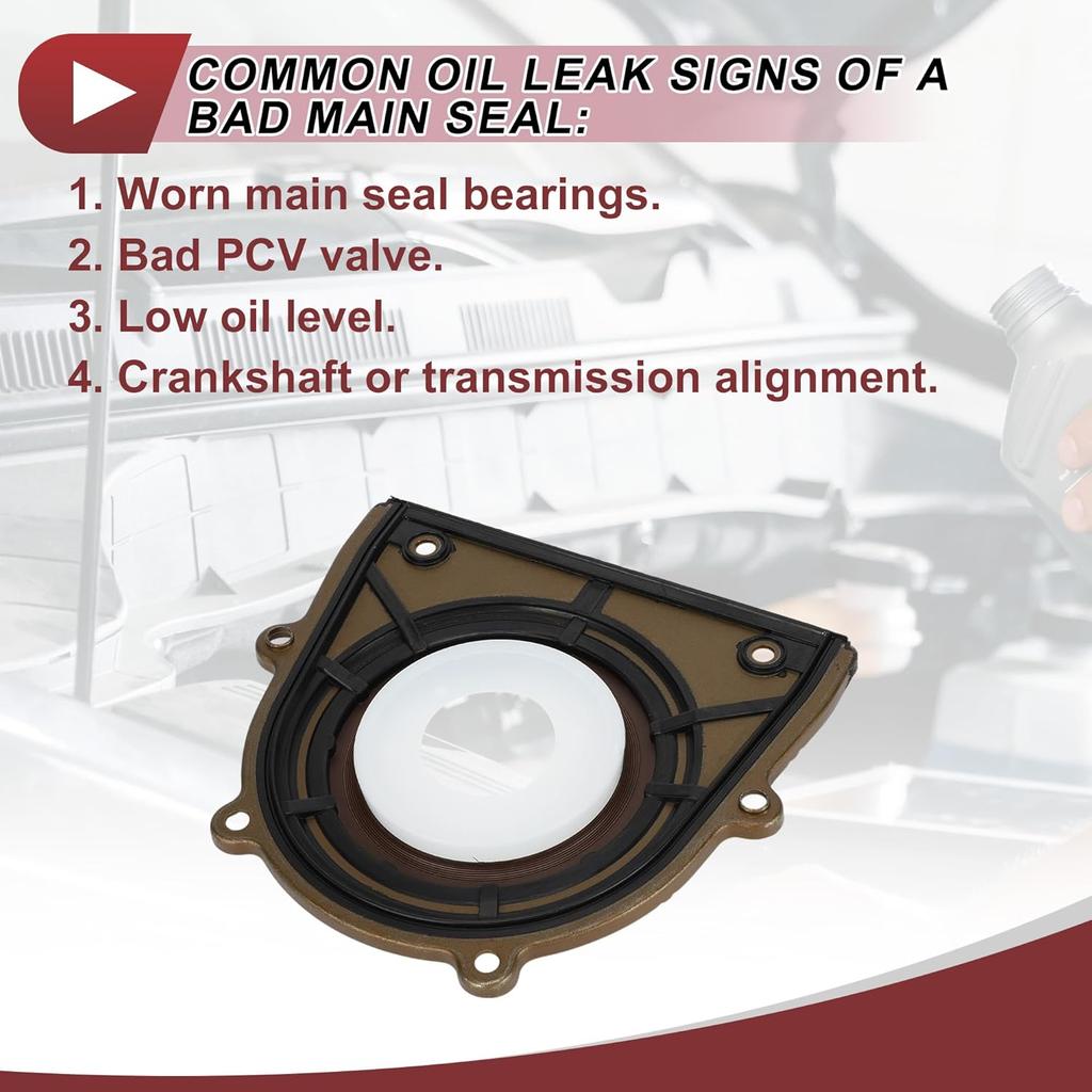 1 Pc Engine Crankshaft Oil Seal with Flange for FORD ESCAPE for MUSTANG FOCUS for MAZDA Rear Main Seal No.1S7Z-6K301-BA