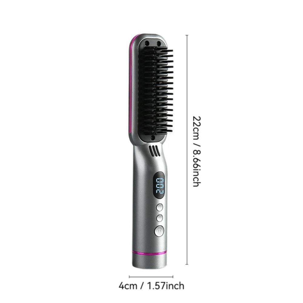 8 Temp Settings Hair Straightener Type-C Straightening Comb Portable Straight Hair Comb