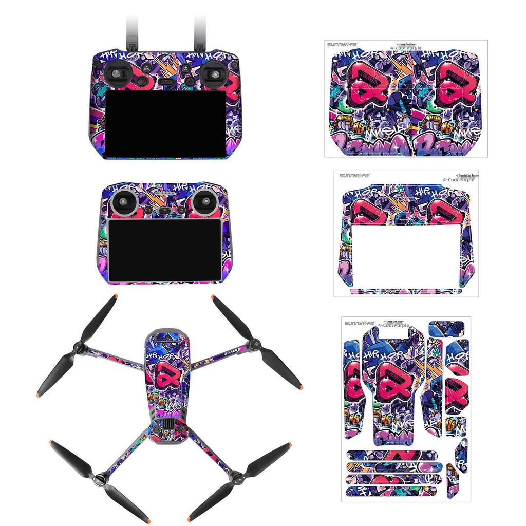 Mavic 3 Pro/Classic Stickers & RC PRO Remote Controller Protective Film for Drones