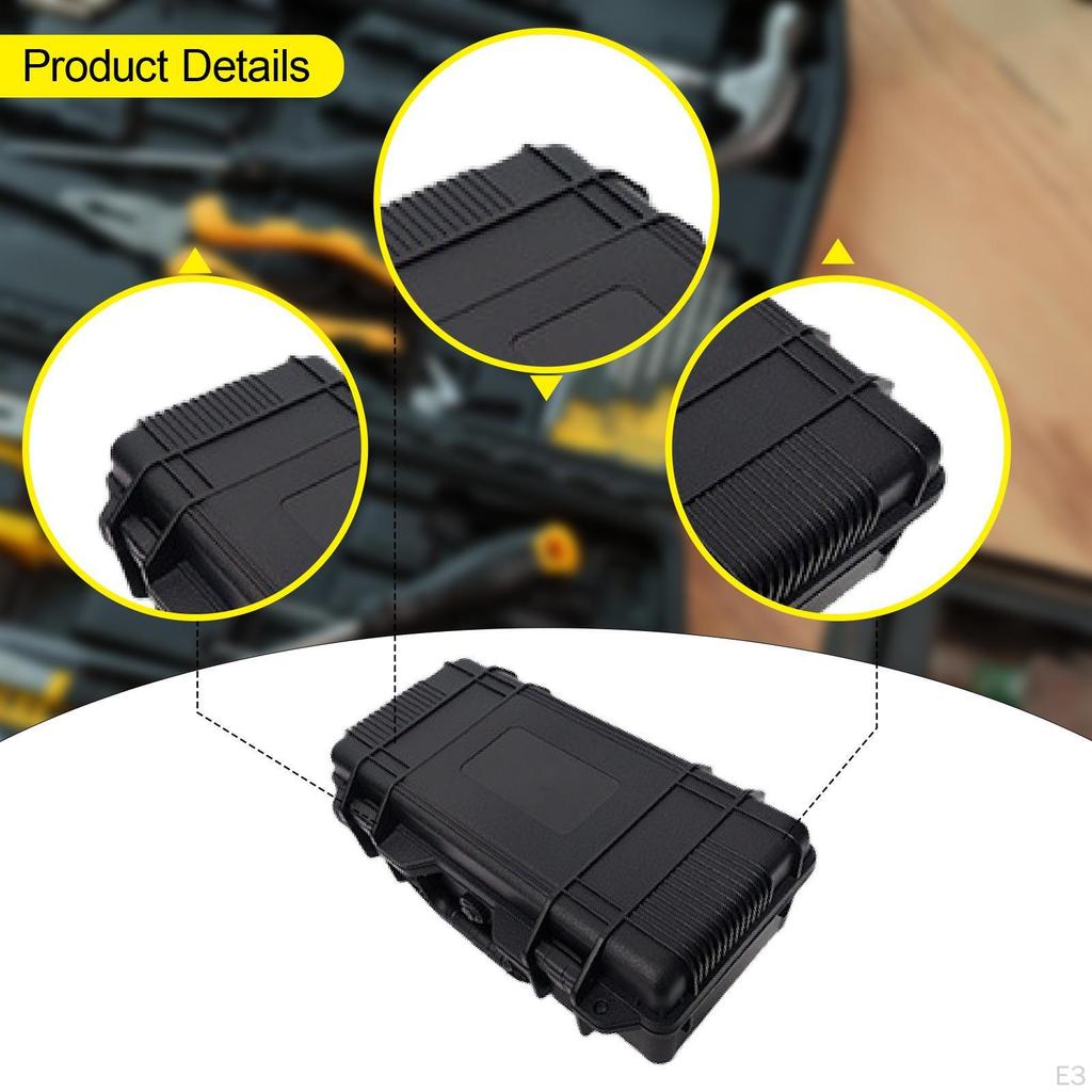 Portable Tool Box Lightweight Dustproof Protection Hard Case for Home Garage S