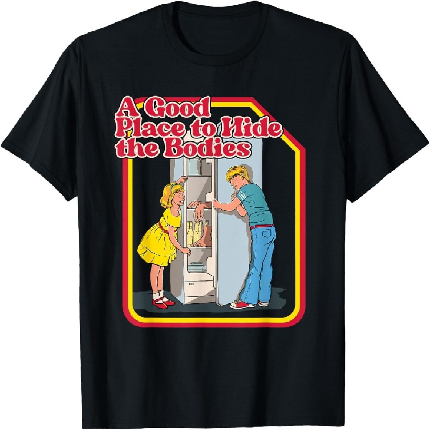 A Good Place To Hide The Bodies - Funny Dark Humor T-Shirt XXXXXL разноцветный