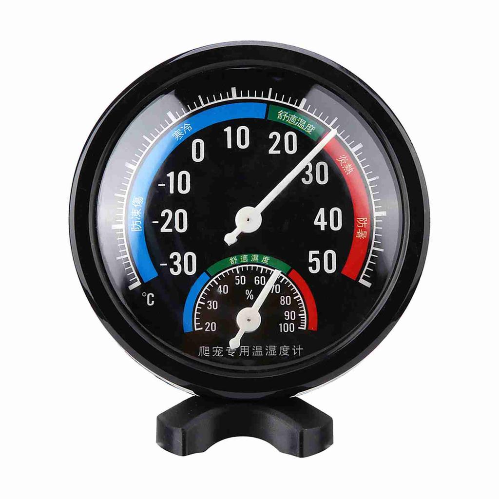2 In 1 Reptile Tortoise Spider Pet Terrariums Temperature Hygrometer Thermometer