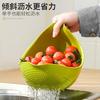 Kitchen Drain Basket Bowl Rice Washing Filter Strainer Basket Sieve Drainer Vegetable Friut Cleaning Gadget Kitchen Accessories