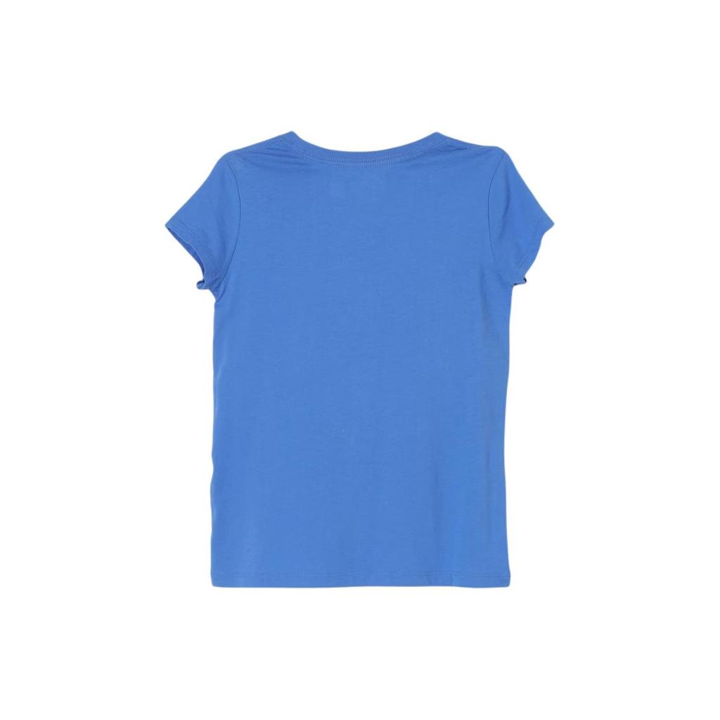 Polo Ralph Lauren T-Shirt Round Neck Fitted Cartoon Pattern Short Sleeve Kids Tops Blue 313934974-001