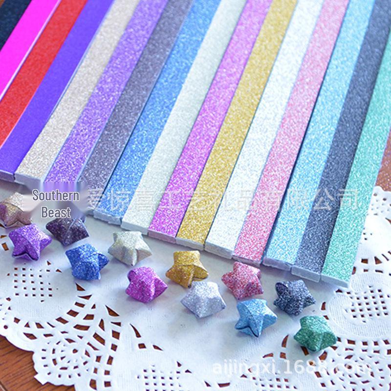 

Бумага для оригами «Блестящий бриллиант» - 8 цветов для подарков на день рождения, День святого Валентина и Рождество