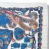 Used Hermes God of War Mars Carre 140 Cashmere Silk Carre Geant