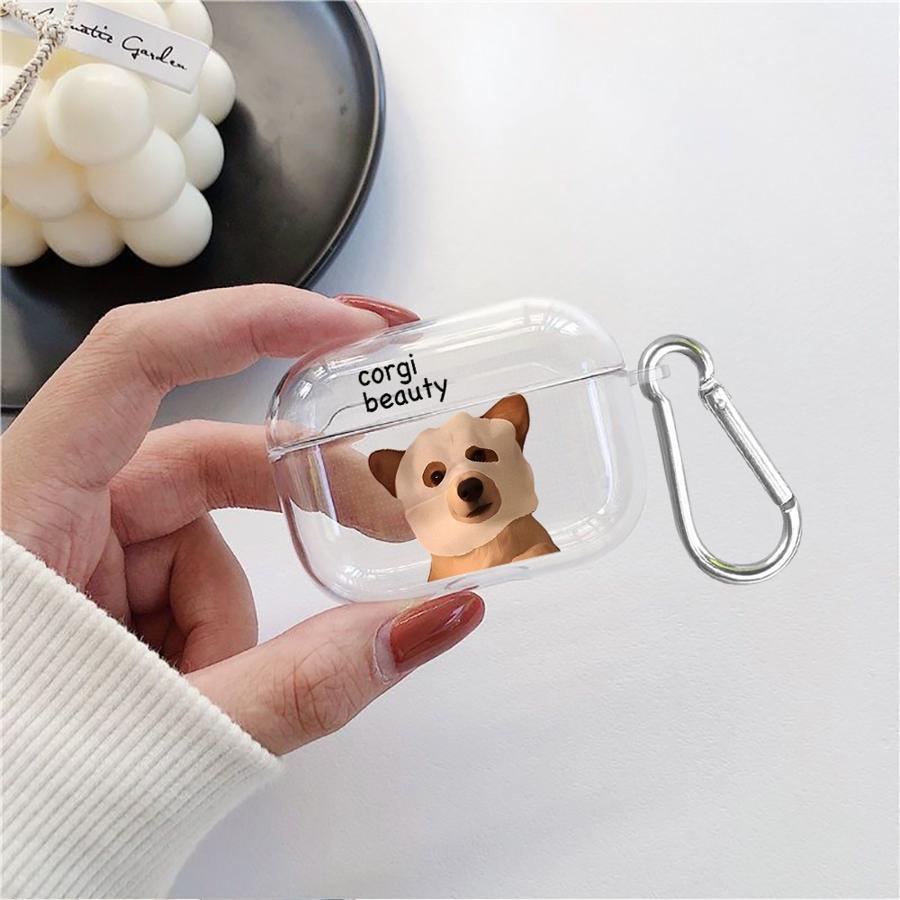 

Clear Earphone Cases Cover Case For Airpods Pro2 2 Pro3 4 Pro 3 1 Funny Cat Dog Pattern Airpods 1