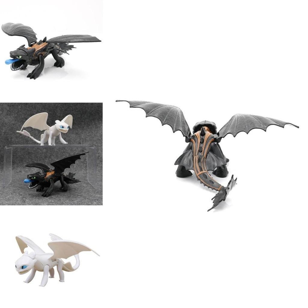 Collectible Dragon Trainer Night Fury And Light Fury Toys