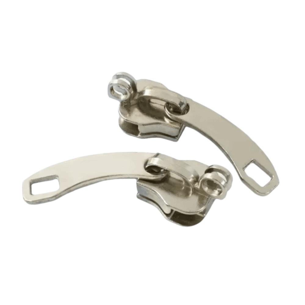 Bag Zipper Replacement #5 #8 #10 Zipper Slider with Holes Large Size Zipper Head Replacement Zipper Pull Handbag DIY