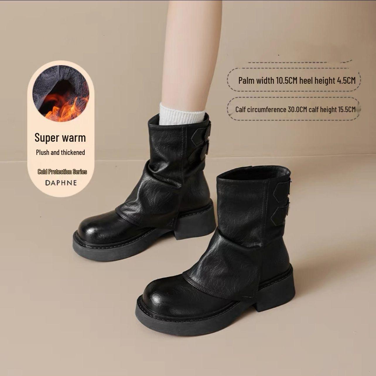 

Meillard Women s Brown Western Martin Ankle Boots, Thick-Soled for Fall/Spring 2024 36 - Size up if wide feet