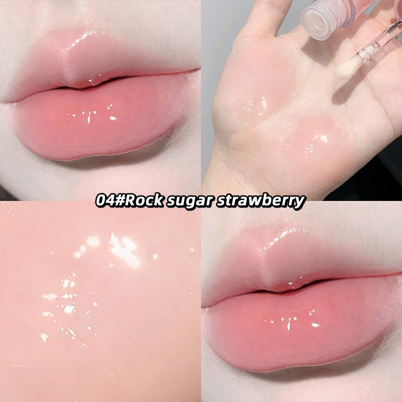 

GEGE BEAR Crystal Jelly Увлажняющее масло для губ Прозрачный осветляющий блеск для губ