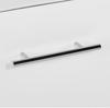 Bathroom cabinet with a 50x70cm washbasin with a tap and a siphon, white, Small