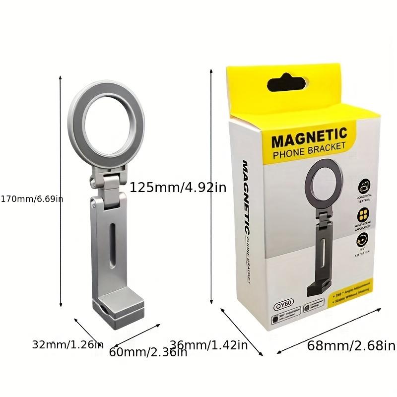 Airplane Phone Holder, Suitable for Magsafe, Essential for Air Travel, Magnetic Phone Mount, Compatible, Hands-Free Operation for Long Flights