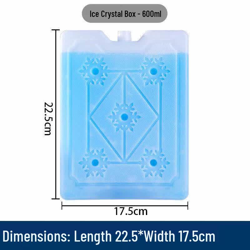 Reusable 600ml Cooling Ice Boards (4-Pack)