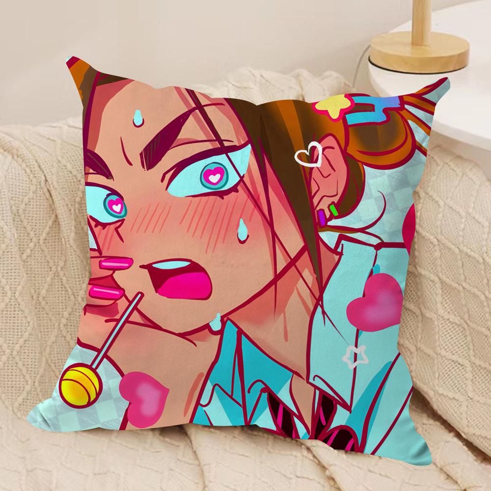 Alien Stage Mizi Sua Hyuna Till Ivan Luka Cushion Cover Silky Short Plush Invisible Zipper Dustproof Sofa Pillow Case Home Decor