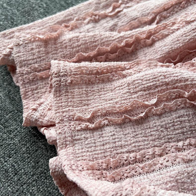 Summer Women's Camisole Top Short Hem Half-body Skirt Suit