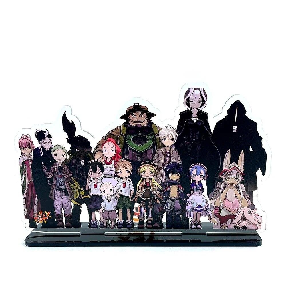 Made In Abyss Reg Riko Nanachi Bondrewd Ouzen Mitty Lyza Marulk Jiruo Kiyui Acrylic Stand Standee Toy Figure