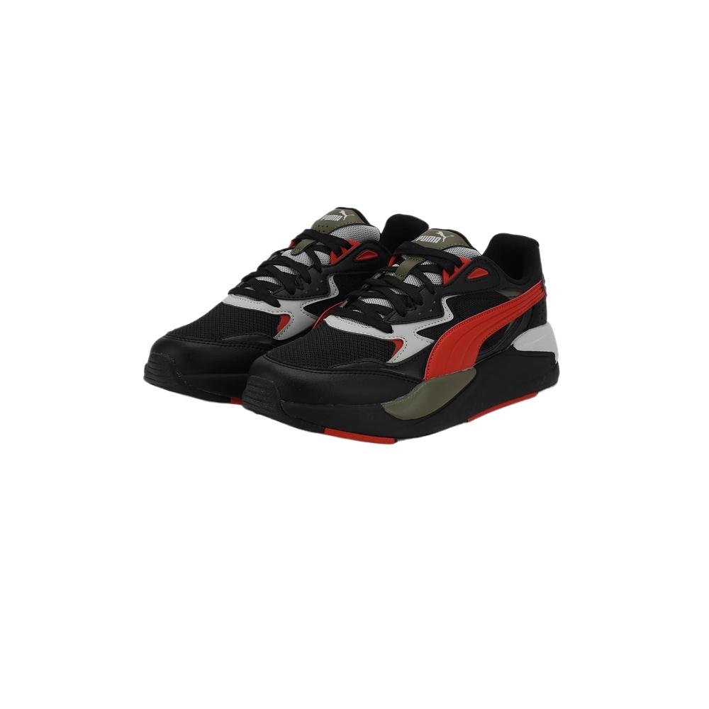 Puma X-Ray Speed Wide Black Red Fire Grey Unisex Sneakers Cool-Light-Grey 390893-69
