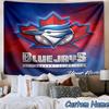 Custom Name Torontos baseball Printed Tapestry, for Bedroom,Livingroom, dormitory, Large Wall Decor, Fabric Decor Fan Birthday Gifts