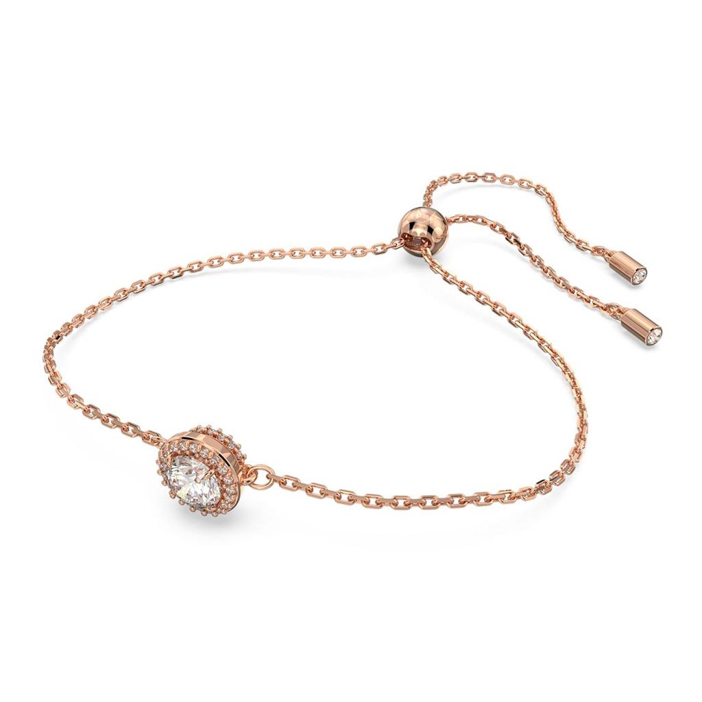 Swarovski Constella Round Cut Paved Rose Gold Tone Bracelet Women Bracelets 5636273