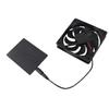 Kit Ventola Pannello Solare 3W Kit Ventola di Ventilazione Scarico Pannello Solare per Bagno Casetta per Animali