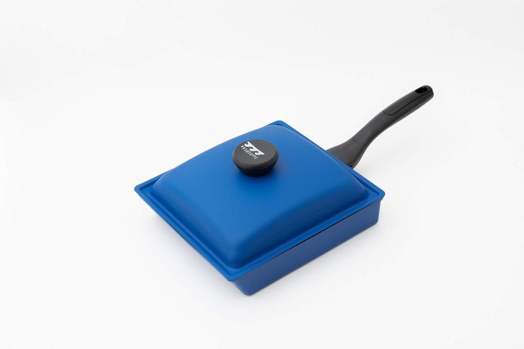 Wide Pan with Lid [Genkai Blue]