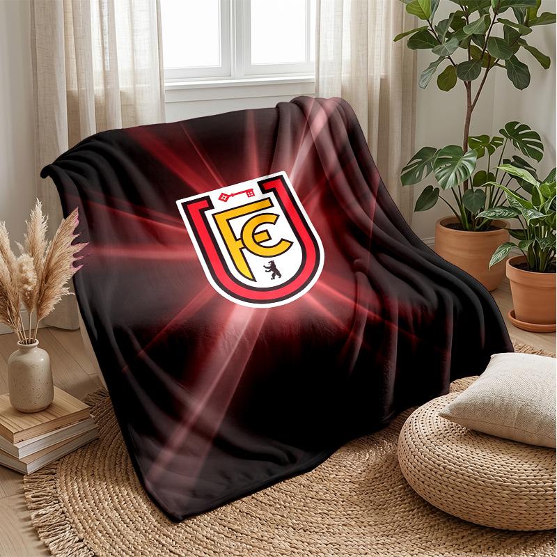 Coperta in pile di flanella morbida FC Union Berlin Leggera Accogliente Calda Coperta da lancio per divano letto Decorazione per la casa