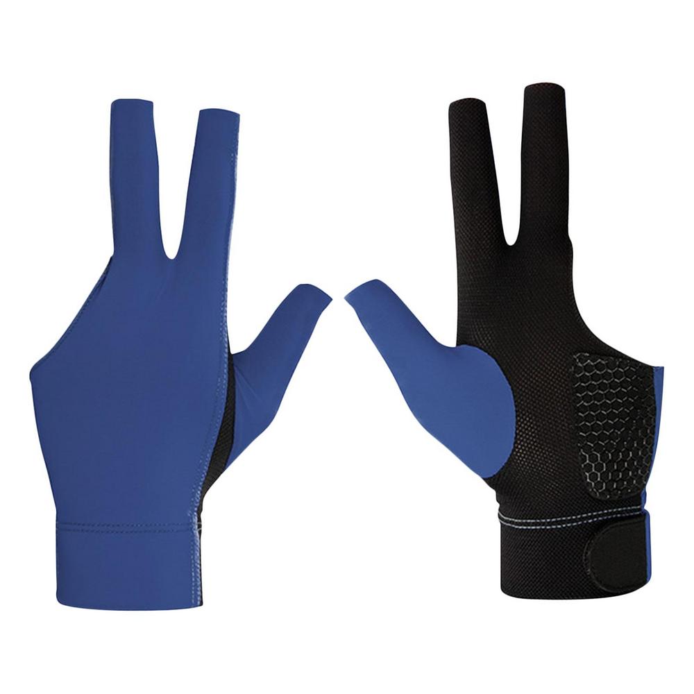 Pool Billiards Gloves Sport 3 Fingers Men Women Left Or Right Hand Gloves Adjustable Pool Cue Mittens Sport Accessories For