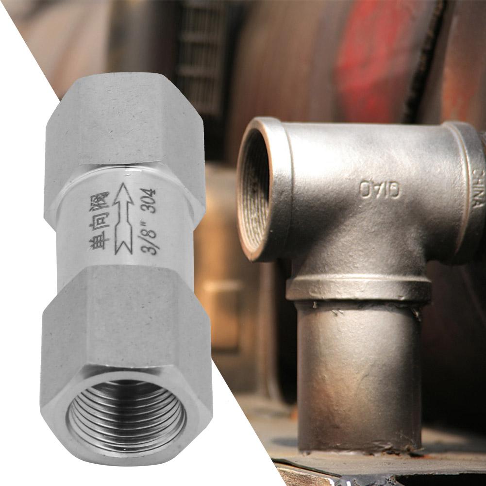 304 Stainless Steel Hex Split Check Valve High Temperature&Pressure Endurance (3 8in BSPP)