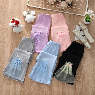 2-7T Hot Selling  Baby Girls Leggings Pants Kids Skinny Trousers Full Length Pants