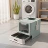 Litter Box with Closed Stainless Steel Drawer