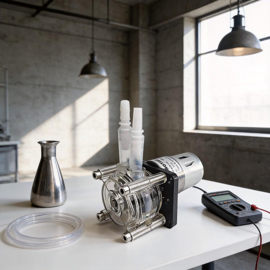 Stainless Steel High Flow Rotary Peristaltic Pump With Minute For Laboratory And Industrial Use