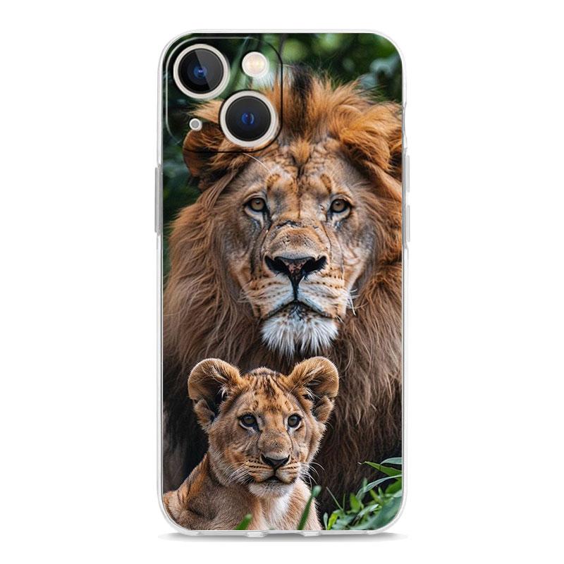 Lion Alpha Male Cub Phone Case For IPhone 18 11 Cases IPhone 18 15 12 13 14 16 Pro Max X XR XS 14 15 Plus 16Pro IPhone 1816 Clear Cover