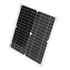 Solar Panel Kit Solar Module 40W 18V Monocrystalline Silicon Flexible Solar Panel with 20A Solar  Controller for Outdoor