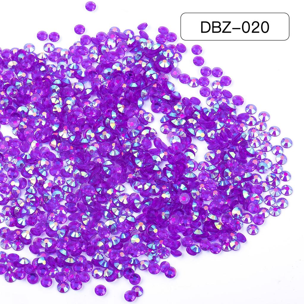 Transparent Symphony Violent Bear Resin Flat Bottom Sticker Diamond Glazed Beads Loose Beads Diy Material Pack Jewelry Accessories