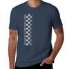 Stock Car Racing Chequered Flag Side Design Tshirt Summer Festival Tshirt