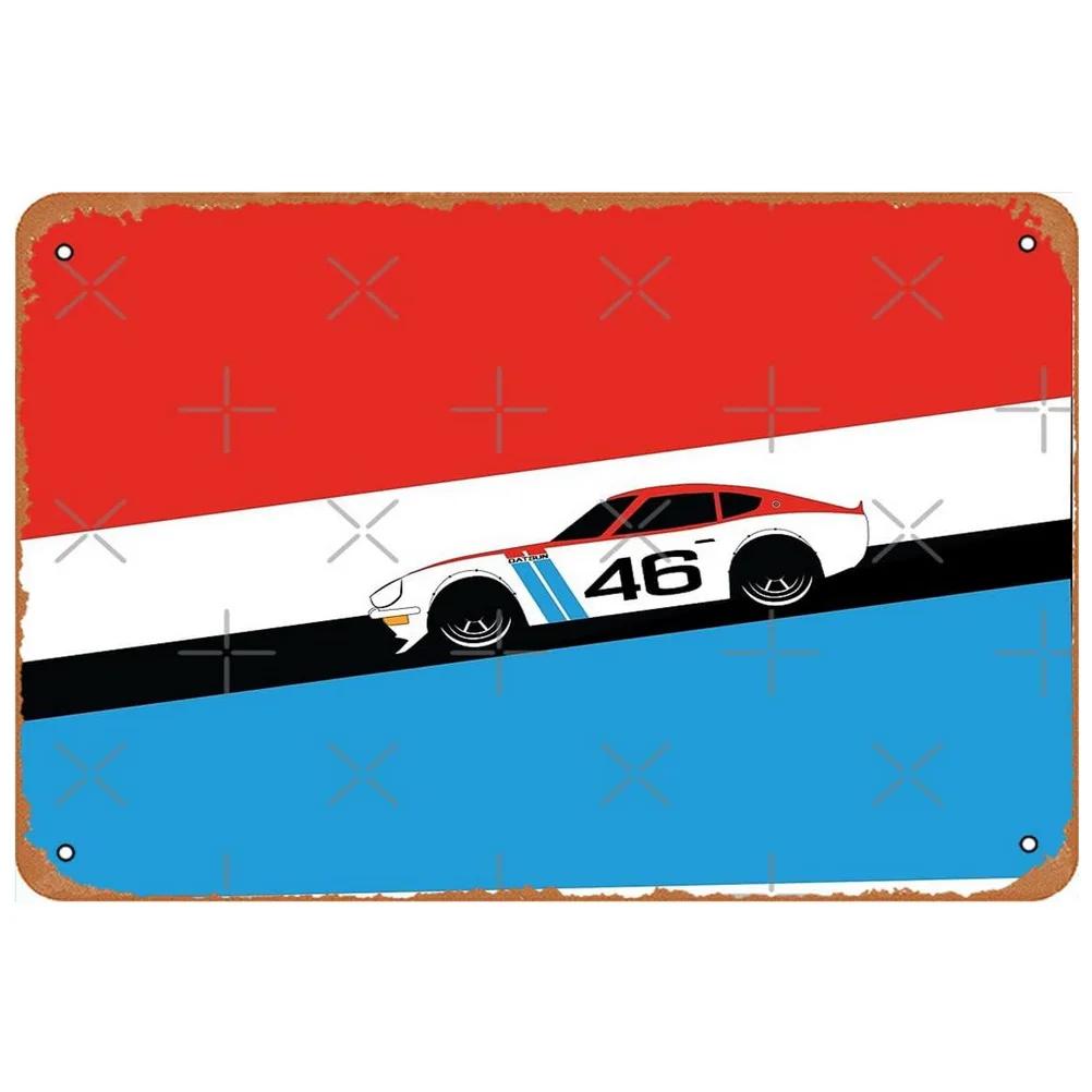 Car Motorcycle Racing Metal Tin Signs Mustang Poster Plate Wall Decor for Bars Game Room Man Cave Cafe Club Retro Posters Plaque