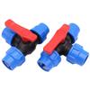 20/25/32/40/50mm PVC PE Tube Tap Water-Splitter Plastic Quick Valve Connector Garden Farm Irrigation/Water Pipe Fittings