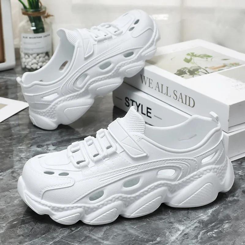 Men's Trendy Eva Sandals Summer Man Outdoor Wear Thick Bottom Non-slip Breathable Cool Shoes Beach Shoes Men Fishing Waterproof