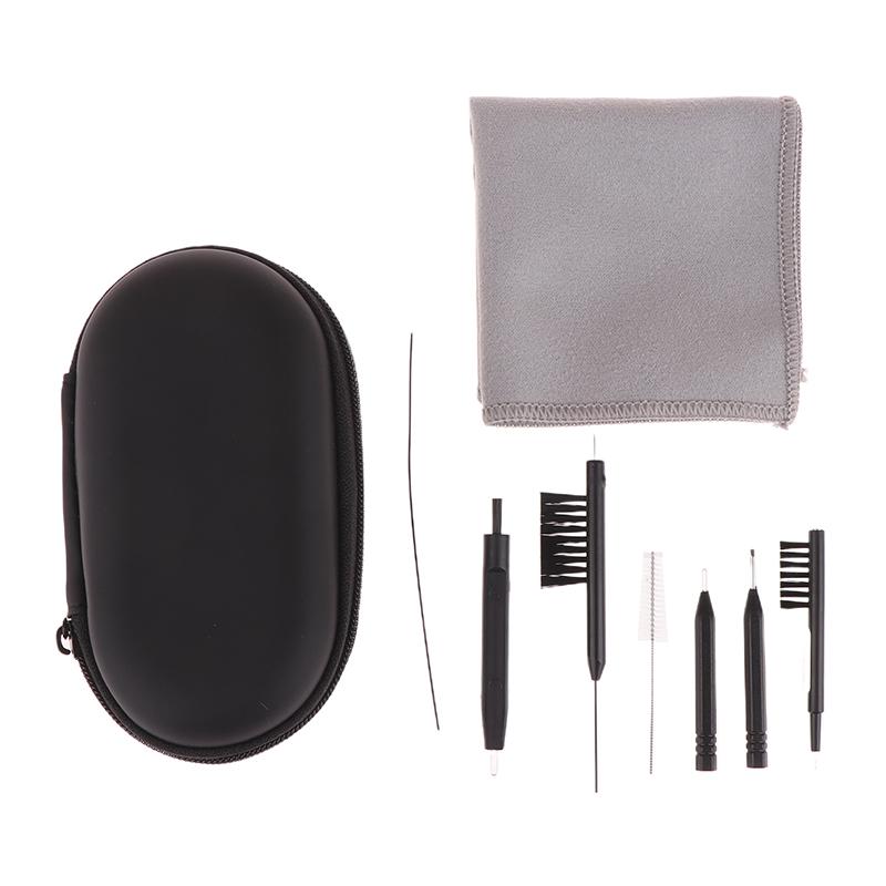 9Pcs Hearing Aid Cleaning Tools Hearing Aids Cleaning Kit Brush Vent Cleaner Cleaning Wire With Magnet And Wax Loop Cleaning Set
