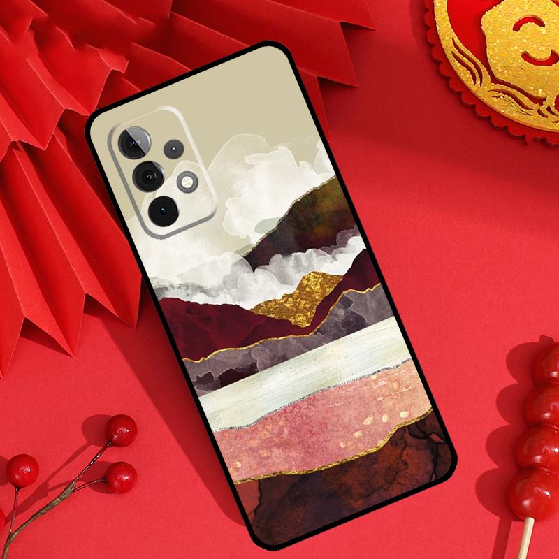 Gold Landscape painting Case For Samsung Galaxy M21 M31 M35 M12 M13 M14 M15 M06 M16 M36 M56 M53 M32 M52 M55 M34 M54