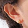 Stainless Steel Jewelry 8mm Simple Ball Women's Earrings Matte Piercing Stud Earrings For Mom Girlfriend Valentine's Day Gift