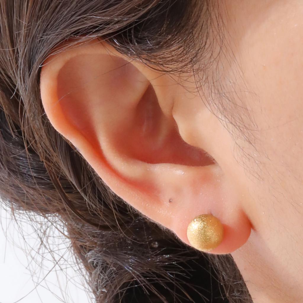 Stainless Steel Jewelry 8mm Simple Ball Women's Earrings Matte Piercing Stud Earrings For Mom Girlfriend Valentine's Day Gift
