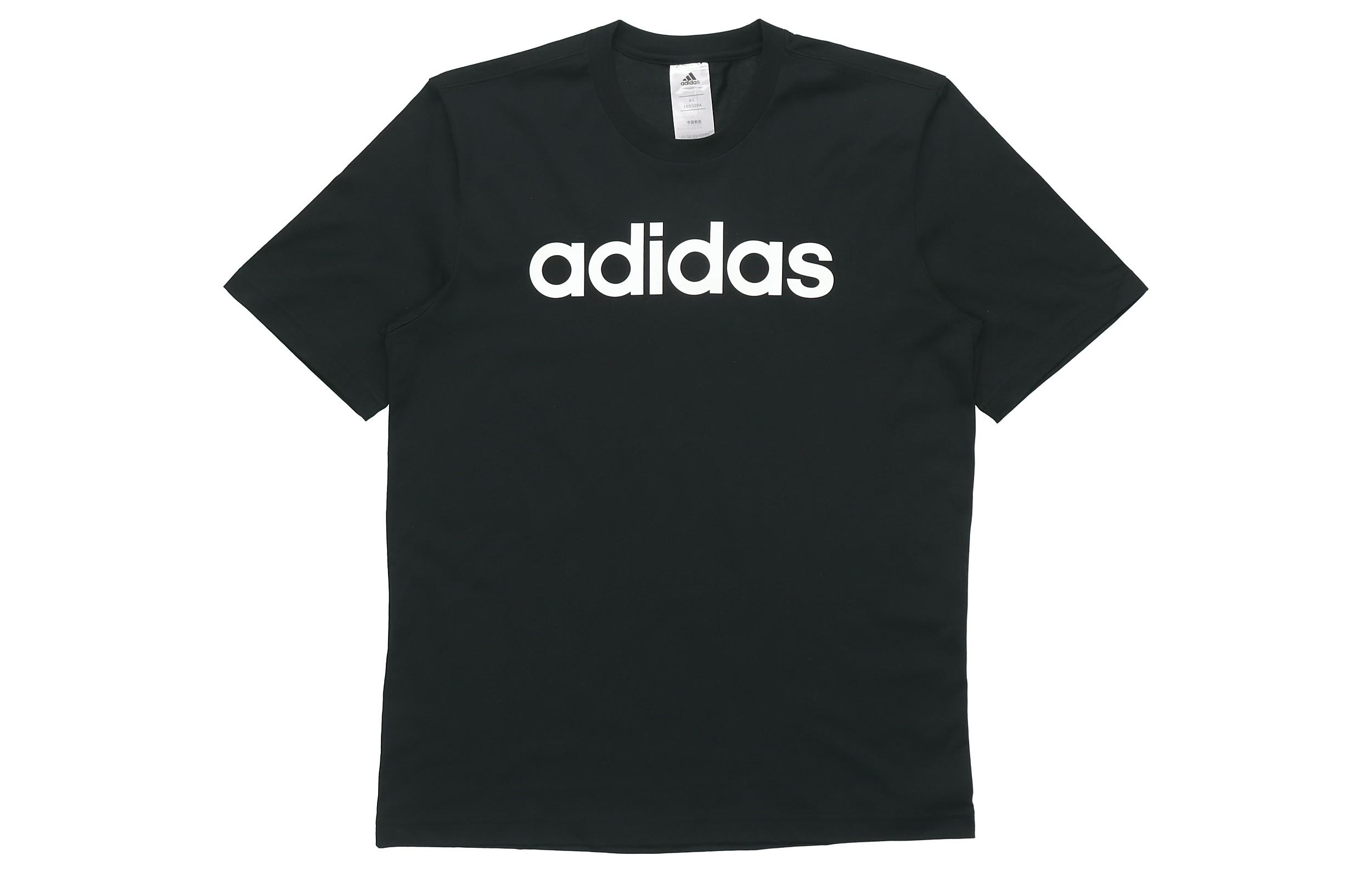 Adidas ESSENTIALS T Shirt Men s Black DU0404 XS