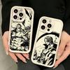 Ones Pieces Luffys Zoros Phone Case For Samsung Galaxy A17 A07 A06 A26 A16 A06 A35 A55 A25 A05s A15 A54 A34 A36 A24 4G 5G Soft