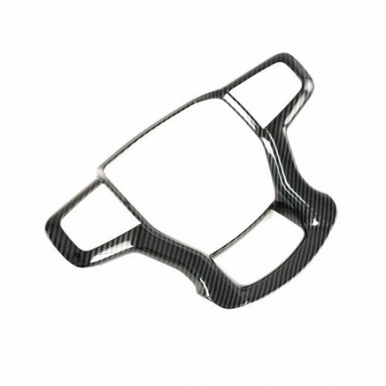 For Chevrolet Blazer 2019-2022 Carbon Fiber ABS Car Steering Wheel Cover Trim