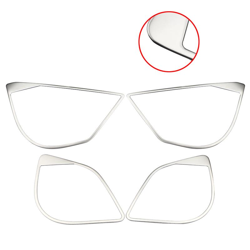 Stainless Steel Car Interior Door Stereo Speaker Ring Doors Audio Stickers for Toyota C-HR CHR 2016- Accessories
