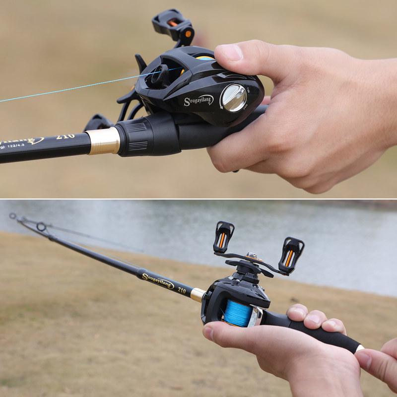 HassoKon Set Canna Da Pesca Telescopica In Carbonio 2,7m | Completo Con Mulinello E Borsa | Per Acqua Dolce E Salata